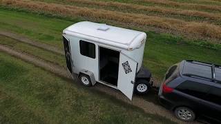 CargoUtility Trailer Conversion 6x10 Stealth Camper  Sleeps Family of 4 [upl. by Muir]