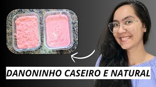 COMO FAZER DANONINHO CASEIRO E NATURAL com inhame  receita saudável [upl. by Strickler428]