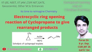 Electrocyclic ring opening reaction of cyclopropane system to give rearranged allylic products [upl. by Ahsaz536]