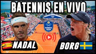 Rafael Nadal vs Leo Borg  Bastad Nordea Open ATP 250  Reacción en VIVO [upl. by Nollie]