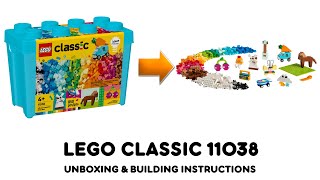 LEGO CLASSIC 11038 ideas Unboxing and Building instructions [upl. by Htelimay]