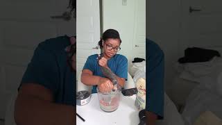 I used Naptural85 recipe Unfortunately this gel flakes so bad diy naturalhair [upl. by Erdnassac]