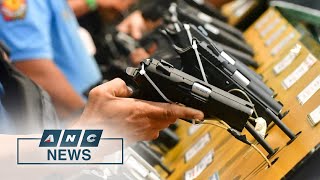 Two arrested in Metro Manila as election gun ban takes effect  ANC [upl. by Etirugram413]