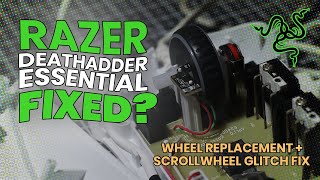 Razer Deathadder Essential 2023  Wheel Replacement and Jumpy Mouse Wheel Glitch Fix [upl. by Heriberto]