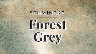 Forest Grey  Schmincke Super Granulating Watercolor Paint Swatching PBr7  PG50  PBk11 [upl. by Beach]