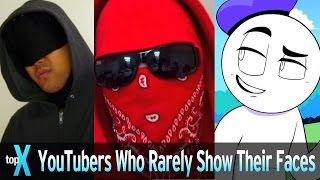 Top 10 YouTubers Who Rarely Show Their Faces [upl. by Geralda]