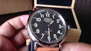 Shinola Runwell 47mm Limited Edition Watch Review [upl. by Anegal]