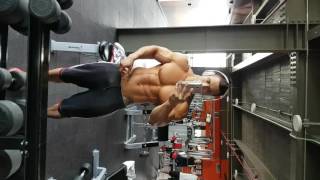 ABDOMINALES Y TRICEPS  POSES  Mens Physique Pro [upl. by Nattie]