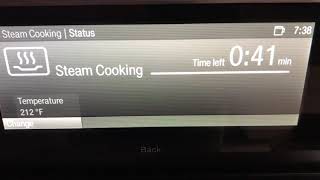 First time cooking in a Miele Combi Steam Oven [upl. by Akived]