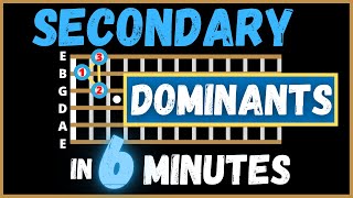 A GUITARISTS GUIDE TO SECONDARY DOMINANTS write better chord progressions MUSIC THEORY SONGWRITING [upl. by O'Connor114]