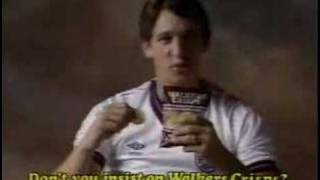 Walkers Crisps Gary Lineker  1980s UK Advert [upl. by Elagibba]