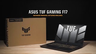 Unboxing the ASUS TUF Gaming F17  2023 [upl. by Siaht]