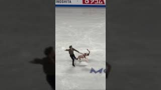 Carreira amp Ponomarenko  ISU Worlds Free Dance Magic worldfigure figureskating shorts [upl. by Rebecka]