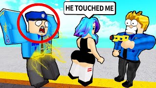 GETTING A FRIENDLY ROBLOX COP ARRESTED [upl. by Einnig869]