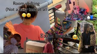 Random vlog  Shifting with me new room exam weeks 😩 ladakhivlogger ladakh home youtube fy [upl. by Anaujahs]