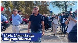 Carlo Calenda alla Magneti Marelli di Crevalcore [upl. by Adnohsat]