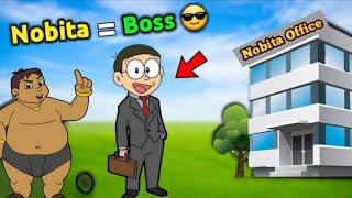 Nobita Became Boss 😀 Very Funny Game Boss Life🧑‍✈️ [upl. by Mailand529]