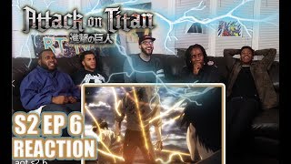 EREN VS FEMALE TITAN 2 ATTACK ON TITAN EP 24 REACTIONREVIEW [upl. by Arol635]