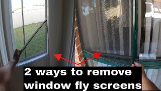 How to remove and install fly screens [upl. by Nanaek359]