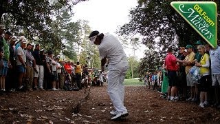 Greatest Masters Shots Breaking down Bubbas historic hook [upl. by Shulamith]