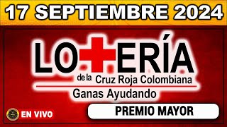 Resultado LOTERIA DE LA CRUZ ROJA COLOMBIANA MARTES 17 de septiembre 2024 [upl. by Lew]