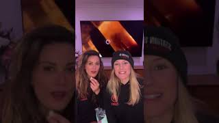 Stefania Spampinato and Danielle Savre watch Station 19 5x07 episode on insta live [upl. by Ariaz]