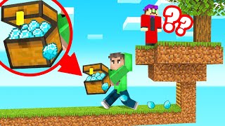 STEALING My Friends DIAMONDS In SKYBLOCK Minecraft [upl. by Grossman283]