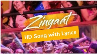 Dhadak Zingaat HD🎵Song with 🎼Lyrics [upl. by Lan]