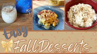 EASY FALL DESSERT RECIPESFALL DESSERTS TheSouthernRustic [upl. by Zephan770]