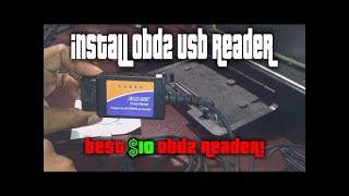 Install OBD2 Scan Tool On Your PC Elm 327 USB Scan ToolEngine Code Reader on Windows 10 [upl. by Hungarian714]