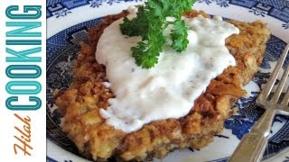 How To Make Chicken Fried Steak  The BEST Chicken Fried Steak Recipe  Hilah Cooking [upl. by Oninotna]