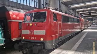 Abfahrt des Regionalexpress 4064 am 30052024 in München Hbf [upl. by Hertha773]