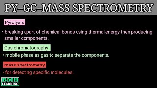 Pyrolysis Gas Chromatography Mass Spectrometry  PYGCMS [upl. by Arihsan405]