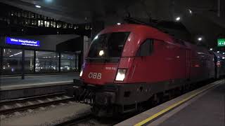 Train trip Nightjet 468 Wien Hauptbahnhof  Paris Est [upl. by Sucramaj]