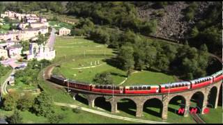 Rhaetian Railway in the Albula  Bernina Landscapes UNESCONHK [upl. by Aina806]