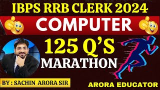 Computer Awareness Marathon  IBPS RRB Clerk 2024 Computer Marathon  IBPS RRB Computer Marathon [upl. by Delaryd641]