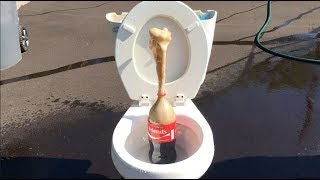 Will it Flush  Coca Cola and Mentos 2 [upl. by Carilla971]