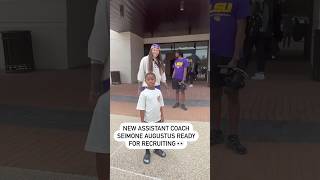 LSU LEGEND Seimone Augustus on the recruiting trail 👀 [upl. by Shue]