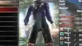 Soul Calibur 4 Character Creations Vegeta Sasuke Kenshin [upl. by Naimed]