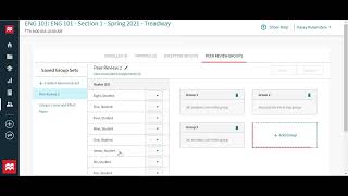 Create and manage peer review groups for an Achieve Writing assignment [upl. by Arihay551]