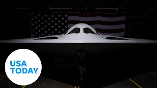 Pentagon unveiled new nuclear stealth bomber aircraft B21 Raider  USA TODAY [upl. by Acemahs]