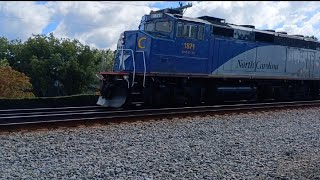 Railfanning in Thomasville NC Amtrak NCDOT Norfolk Southern [upl. by Drofnil231]