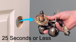 Avoid the Two DIY Mistakes Removing Door Knobs [upl. by Ardnama457]