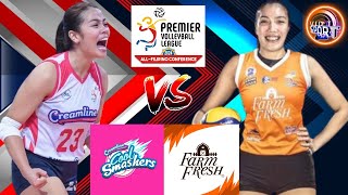 🔴PVL LIVE  CREAMLINE VS FARM FRESH  LIVE SCORE AND COMMENTARY [upl. by Shalom275]