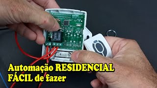 Automação RESIDENCIAL FÁCIL de fazer [upl. by Namharludba]