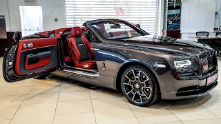 2024 Gray RollsRoyce Dawn Black Badge  SuperLuxury Convertible in Detail [upl. by Alian]