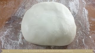 Easy fondant icing recipe for beginners [upl. by Patnode]