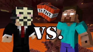 Hacker VS Herobrine  Minecraft [upl. by Claud]