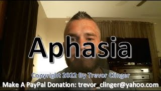 How To Pronounce Aphasia [upl. by Renaud]