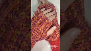 Guantes en una pieza y sin cortar la hebra busca el vídeo en mi canal FabytaTejidosCrochet [upl. by Dixon]